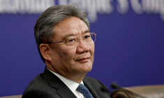 Photo d'archives: Le ministre chinois du Commerce Wang Wentao