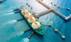 Un navire transportant du gaz naturel liquéfié. (crédit : Adobe Stock)
