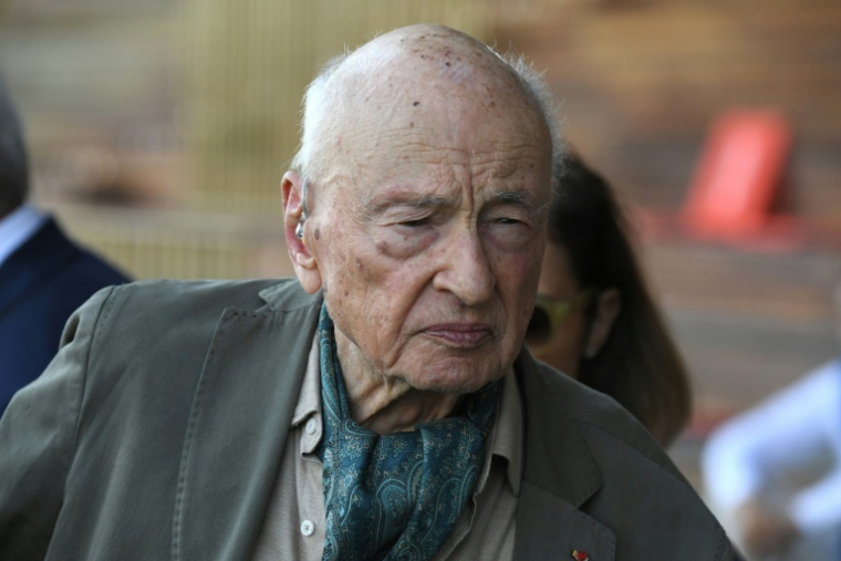 Le philosophe et sociologue français Edgar Morin, le 30 août 2022 à Paris ( AFP / Eric PIERMONT )