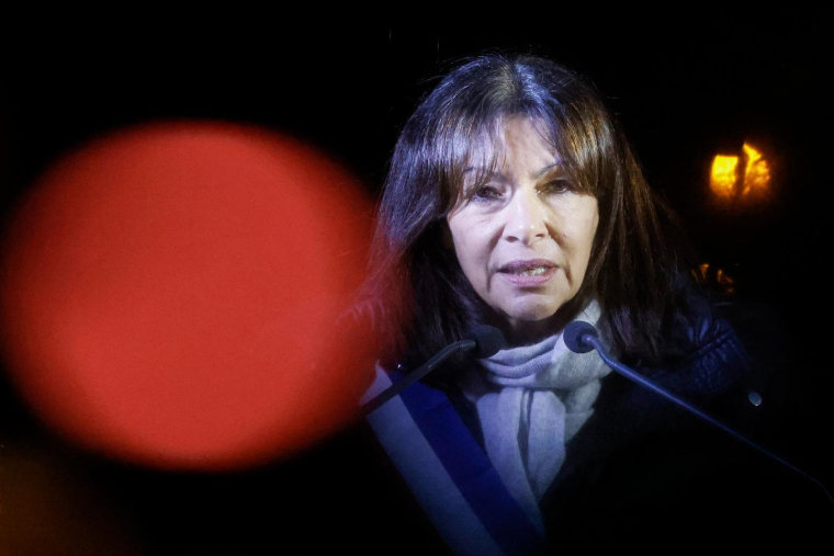 Anne Hidalgo le 16 janvier à Paris. ( AFP / LUDOVIC MARIN )