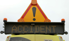 La mortalité routière a fortement augmenté (+23%) en juillet en France métropolitaine par rapport au même mois l'an dernier ( AFP / Thomas SAMSON )