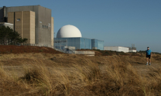 Le site de Sizewell B en Angleterre, le 1er septembre 2022 ( AFP / CHRIS RADBURN )