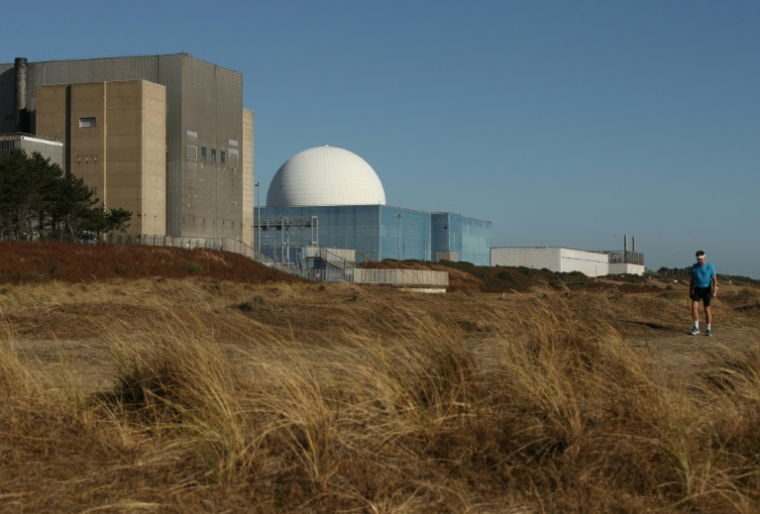 Le site de Sizewell B en Angleterre, le 1er septembre 2022 ( AFP / CHRIS RADBURN )