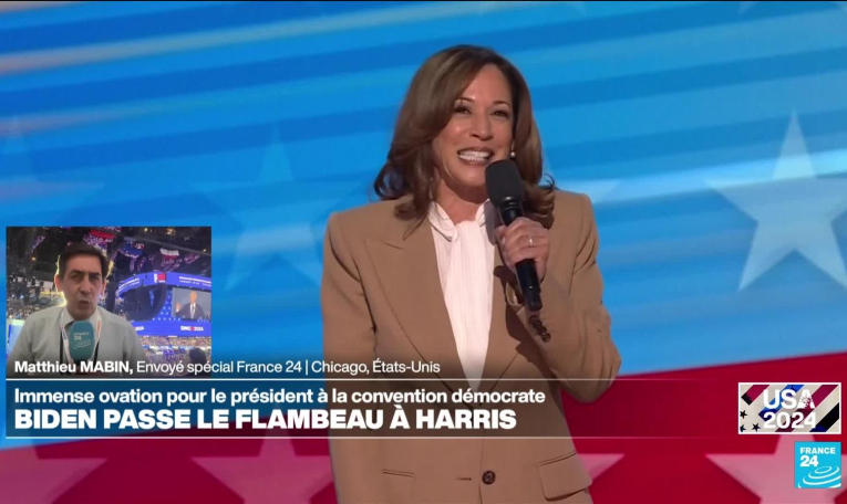 Convention démocrate : Joe Biden passe le flambeau à Kamala Harris