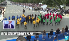 Paris 2024 : la flamme olympique s'invite aux festivités du 14 juillet dans la capitale