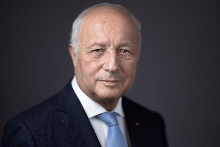 Laurent Fabius, le 19 octobre 2023, à Paris ( AFP / JOEL SAGET )