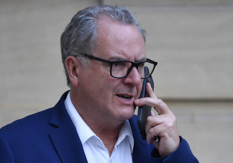 Richard Ferrand à Paris, le 29 juin 2022. ( AFP / JULIEN DE ROSA )