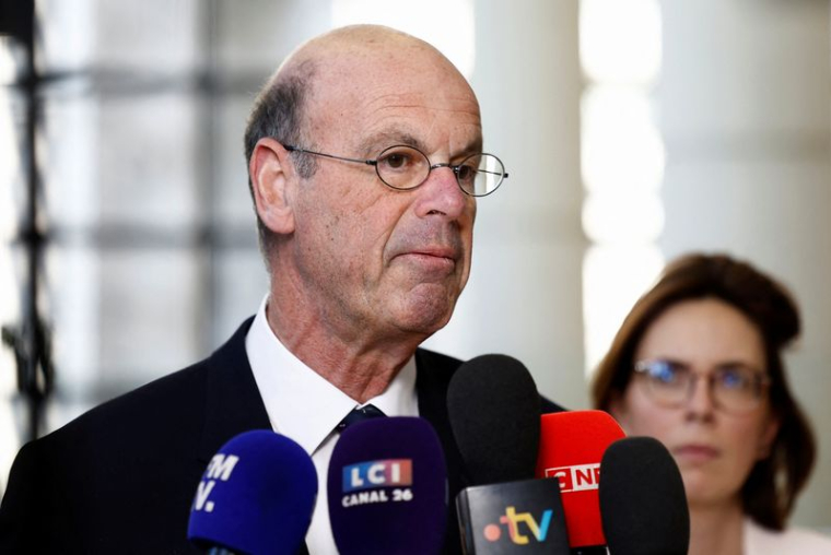 Le ministre français de l'Économie, des Finances, de la Sécurité industrielle et numérique Éric Lombard