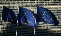 La Commission européenne, à Bruxelles, le 15 décembre 2025 ( AFP / Nicolas TUCAT )