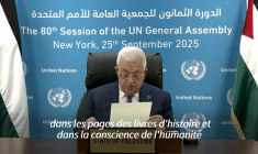 Gaza: "un des chapitres les plus horribles" des XXe et XXIe siècles, dit Abbas