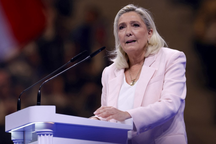 Marine Le Pen à Orléans, le 25 octobre 2026. ( AFP / ALAIN JOCARD )