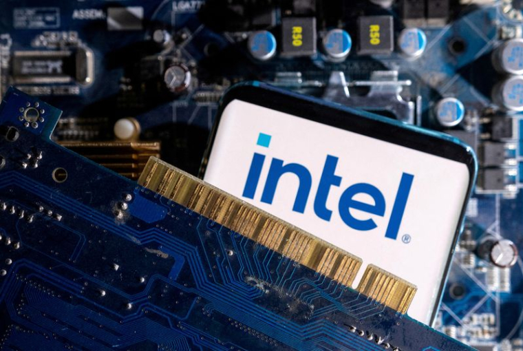 Illustration du logo d'Intel