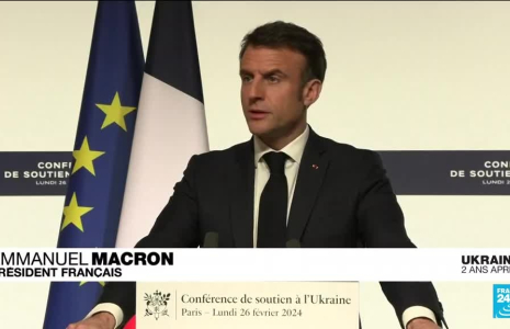 Ukraine : Emmanuel Macron n'exclut pas l'envoi de troupes occidentales à l'avenir