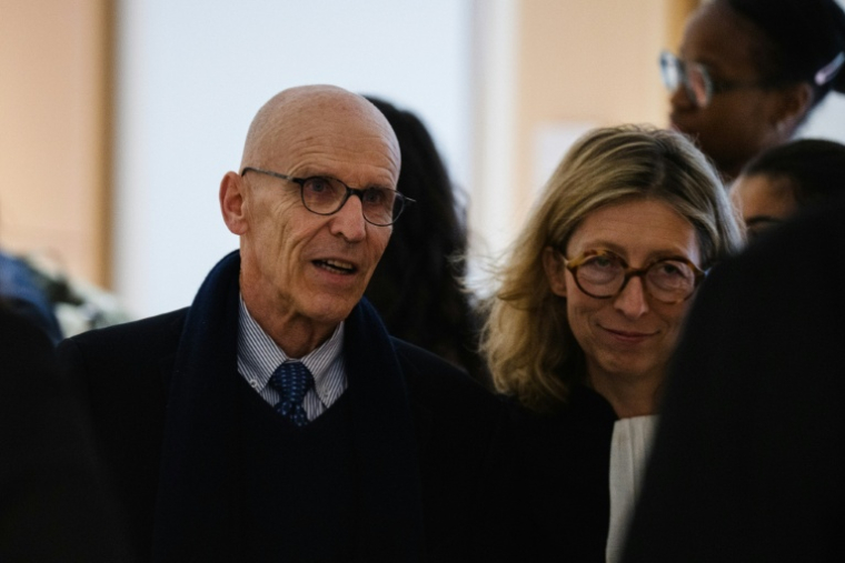 L'ancien directeur général adjoint de Lafarge Christian Herrault, le 4 novembre 2025 au tribunal de Paris ( AFP / Dimitar DILKOFF )