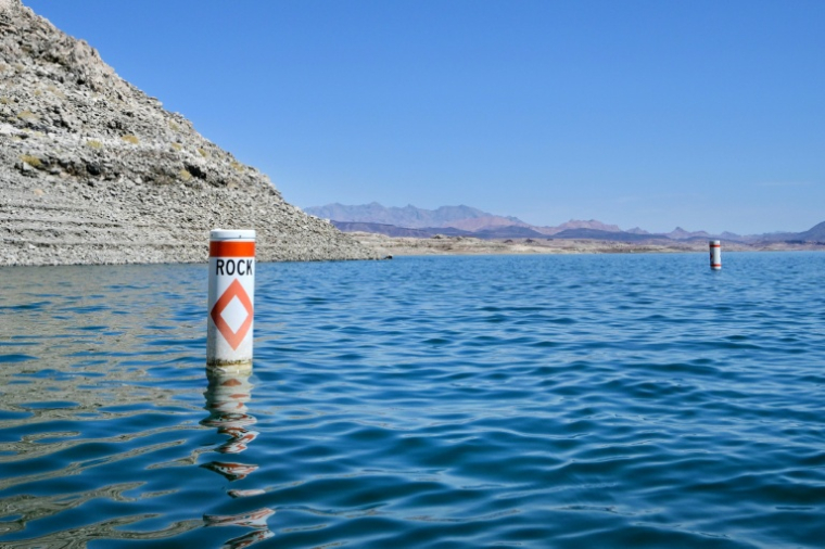 Vue du lac Mead, dans l'Etat du Nevada, aux Etats-Unis, le 21 août 2026 ( AFP / Frederic J. BROWN )