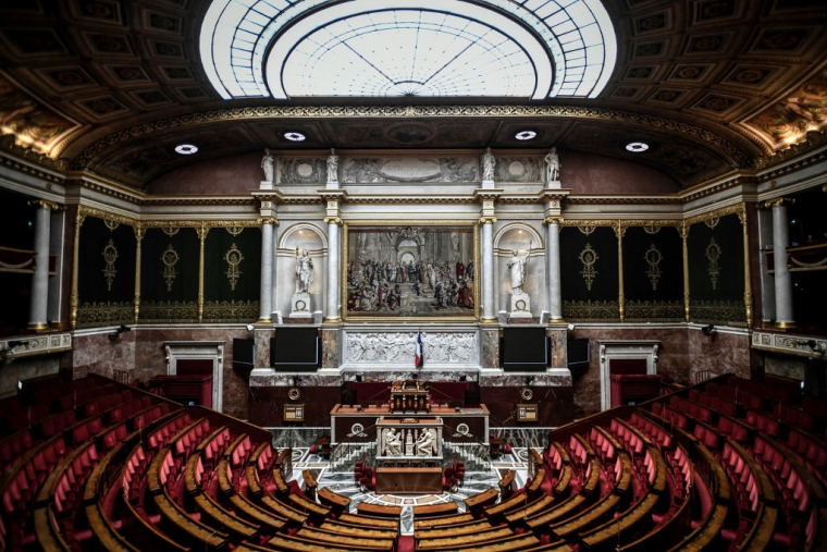 Valérie Rabault à Paris, le 17 mai 2022. ( AFP / STEPHANE DE SAKUTIN )