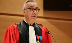 Le procureur  national   antiterroriste Olivier Christen au tribunal de Paris, le 29 septembre 2025 ( AFP / Ludovic MARIN )