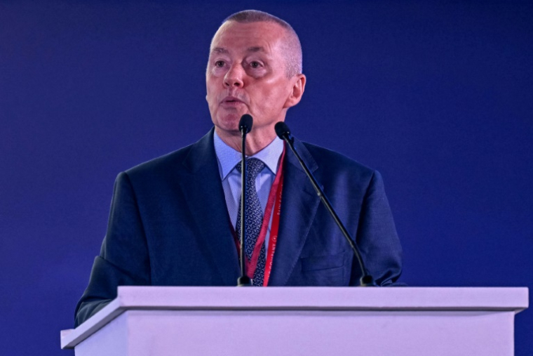 Le directeur général de l'Association internationale du transport aérien (Iata) Willie Walsh, à New Delhi le 2 juin 2025 ( AFP / Money SHARMA )