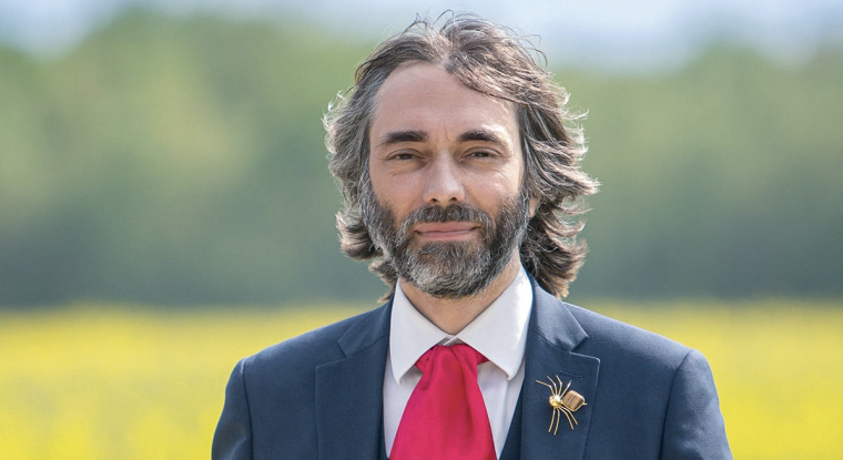 Cédric Villani, mathématicien. (© Julien Dauré)