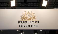 Le logo du groupe Publicis lors du salon Viva Tech, à Paris