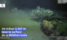 L'épave la plus profonde dans les eaux françaises découverte au large de Ramatuelle