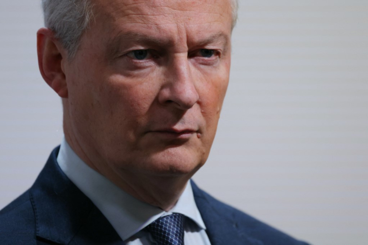 Bruno Le Maire, à Paris, le 26 janvier 2024 ( AFP / THOMAS SAMSON )