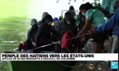 Les migrants haïtiens à l'assaut de la forêt hostile du Darien