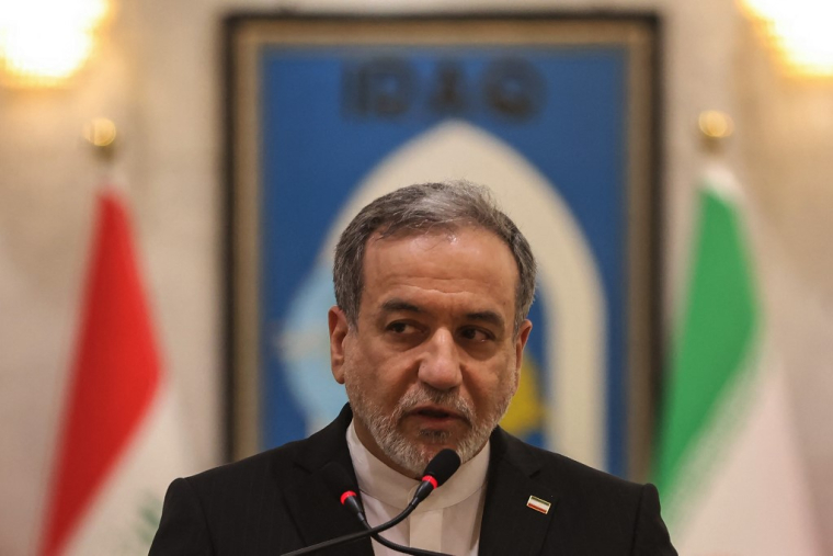 Abbas Araghchi, le 28 juin 2026, à Bagdad ( AFP / AHMAD AL-RUBAYE )