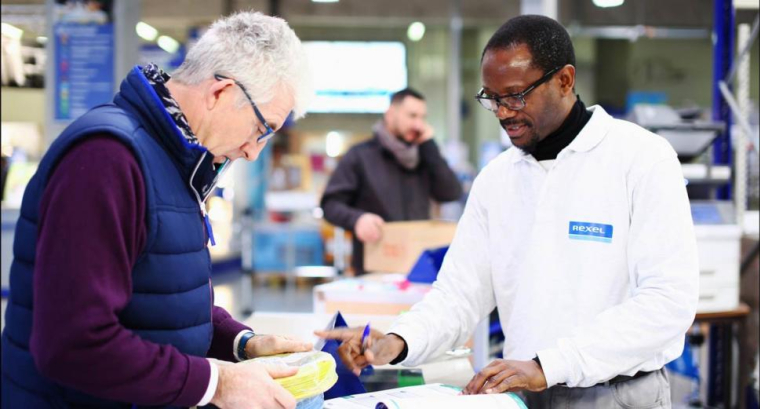 Un magasin Rexel. (© Rexel)