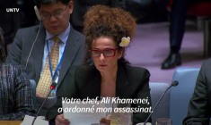 Une opposante iranienne confronte le représentant de Téhéran à l'ONU