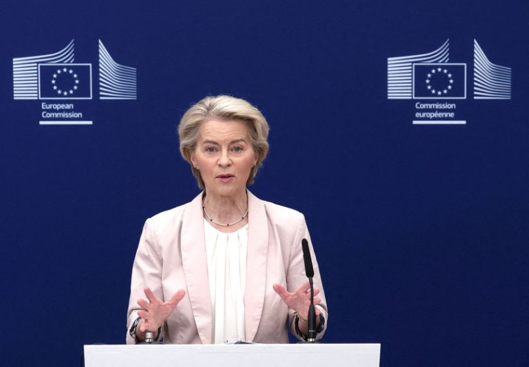 La présidente de la Commission européenne Ursula von der Leyen