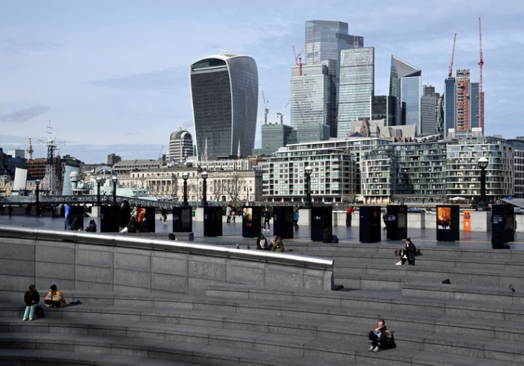 Le quartier financier de la City de Londres