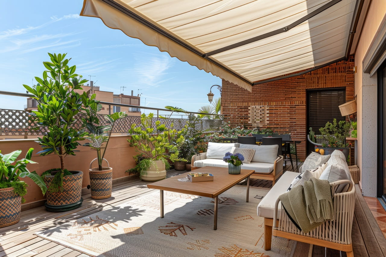Un extérieur ombragé réduit la température dans votre maison (Crédits: Adobe Stock - IA)