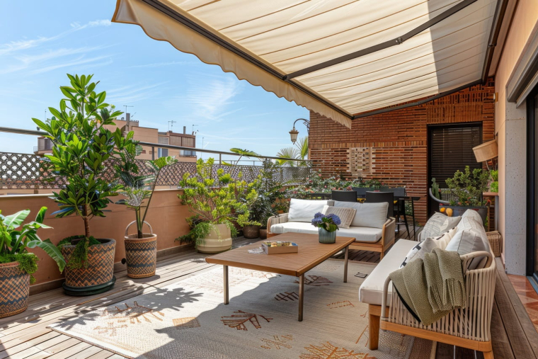 Un extérieur ombragé réduit la température dans votre maison (Crédits: Adobe Stock - IA)