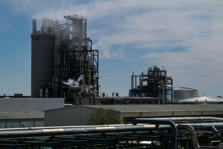 Site de l'entreprise SKW Piesteritz à Wittenberg, le 9 avril 2026  ( AFP / John MACDOUGALL )