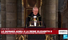 Funérailles d'Elizabeth II : le chef de l'église anglicane salue la vie de la souveraine