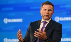 Le ministre de la Défense estonien, Hanno Pevkur, à Prague, en République tchèque, le 31 août 2024. ( AFP / MICHAL CIZEK )