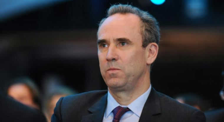 L'Américain Eric Olsen, nouveau PDG de LafargeHolcim. (© E. Piermont / AFP)