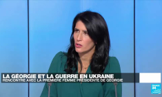 Guerre en Ukraine : rencontre avec Salomé Zourabichvili, première femme présidente de Géorgie