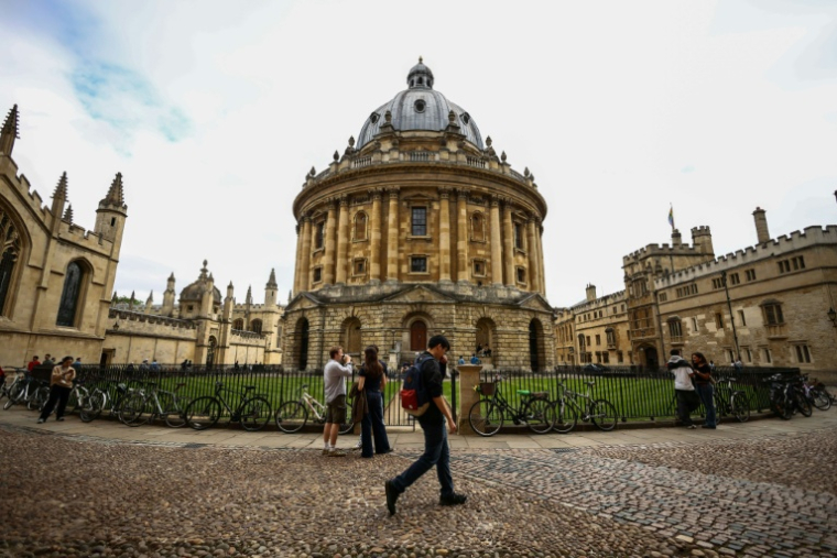 Le bâtiment de la Radcliffe Camera à l'université d'Oxford, dans la ville d'Oxford, en Angleterre le 17 juin 2026  ( AFP / HENRY NICHOLLS )