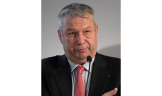 Dominique Lefebvre, président du Crédit Agricole SA et de la Fédération nationale du Crédit Agricole, à Montrouge le 6 juin 2019. ( AFP / ERIC PIERMONT )