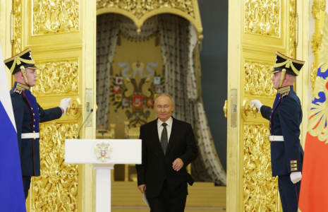 Vladimir Poutine à Moscou, en Russie, le 16 décembre 2024. ( POOL / SERGEI KARPUKHIN )