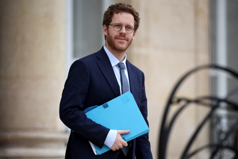 David Amiel à Paris, le 31 août 2026. ( AFP / SIMON WOHLFAHRT )