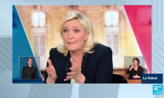 Institutions : "Le souverain, c'est le peuple" répète Marine Le Pen (débat présidentiel)