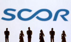 L'illustration montre le logo de SCOR
