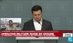 Invasion en Ukraine : à Kiev, crainte et fébrilité face à l'avancée des troupes russes