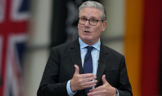 Keir Starmer à Swindon, au Royaume-Uni, le 5 juin 2026. ( POOL / ALASTAIR GRANT )