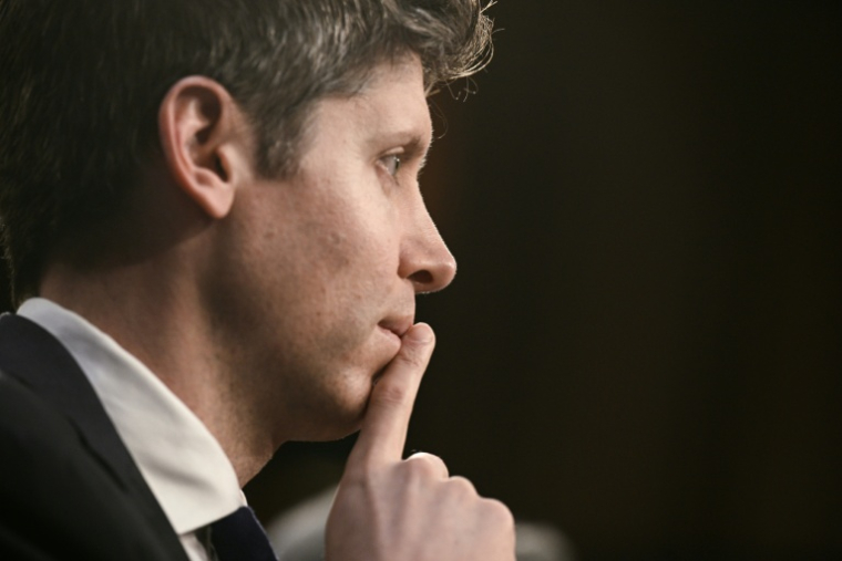 Le patron d'AI CEO Sam Altman, à Washington le 8 mai 2025. ( AFP / Brendan SMIALOWSKI )