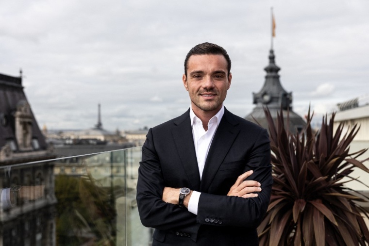 Frédéric Merlin à Paris, le 22 octobre 2025. ( AFP / THIBAUD MORITZ )