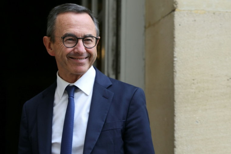 Le ministre de l'Intérieur Bruno Retailleau à l'hôtel Matignon, le 2 septembre 2025 à Paris ( AFP / Thomas SAMSON )
